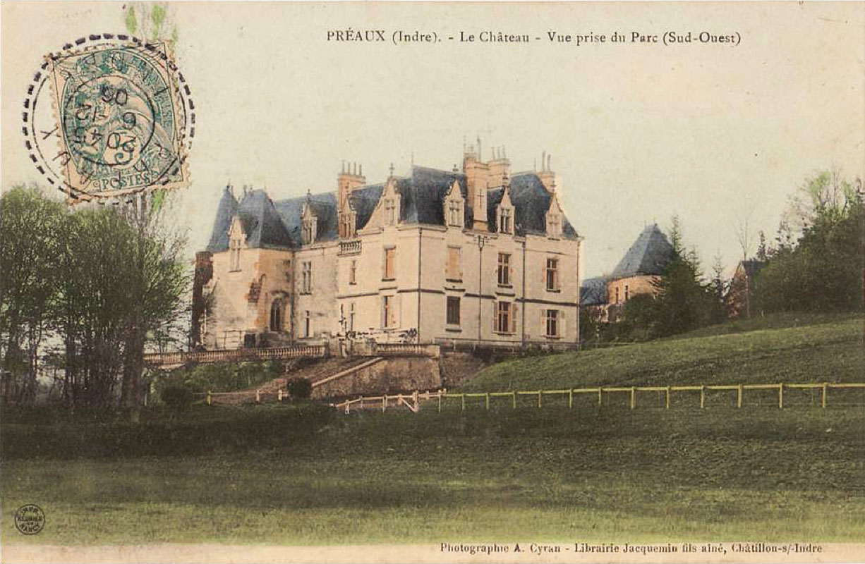 CPA_Preaux_Chateau01