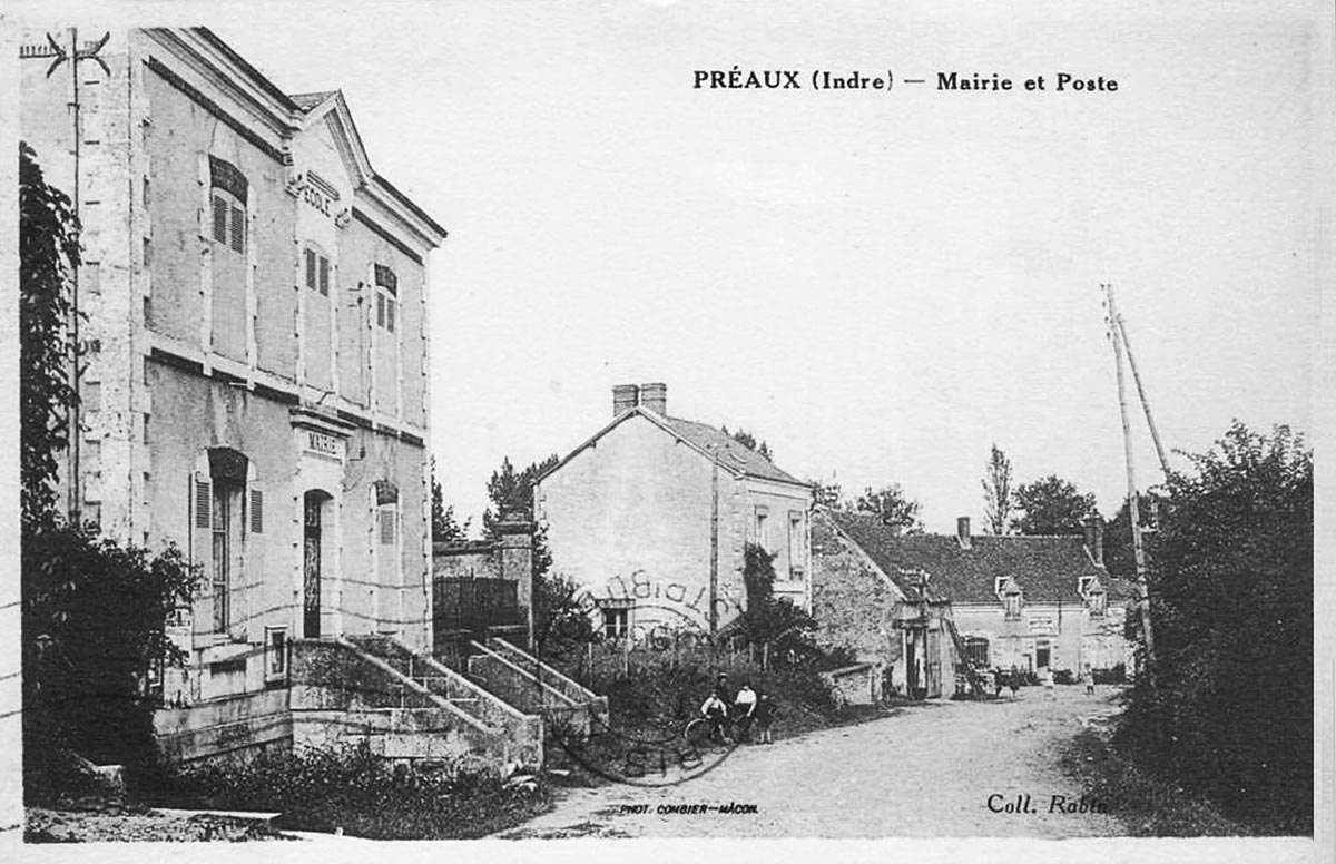 CPA_Preaux_MairiePoste3