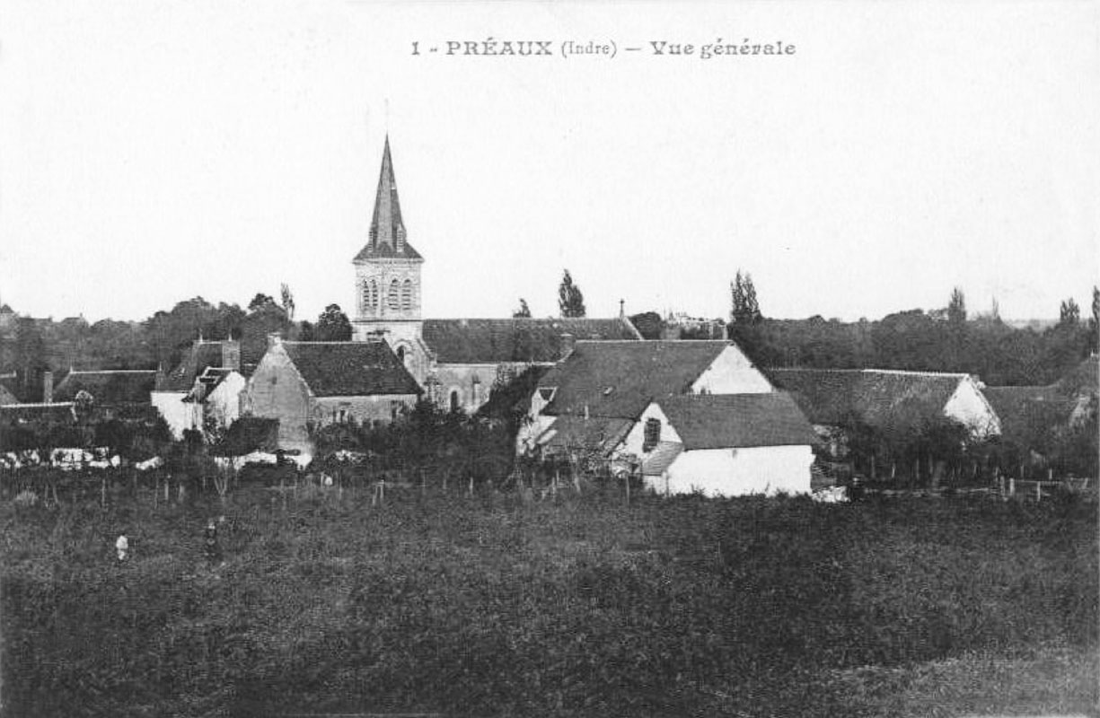 CPA_Preaux_VueGenerale